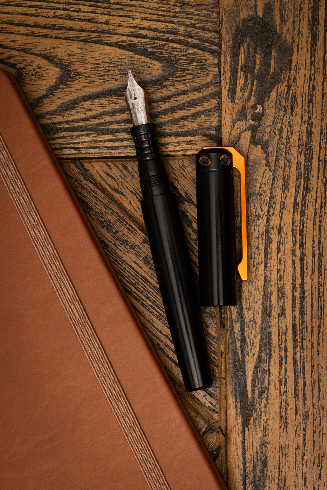 Black & Orange INK fountain pen